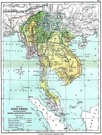 map of IndoChina